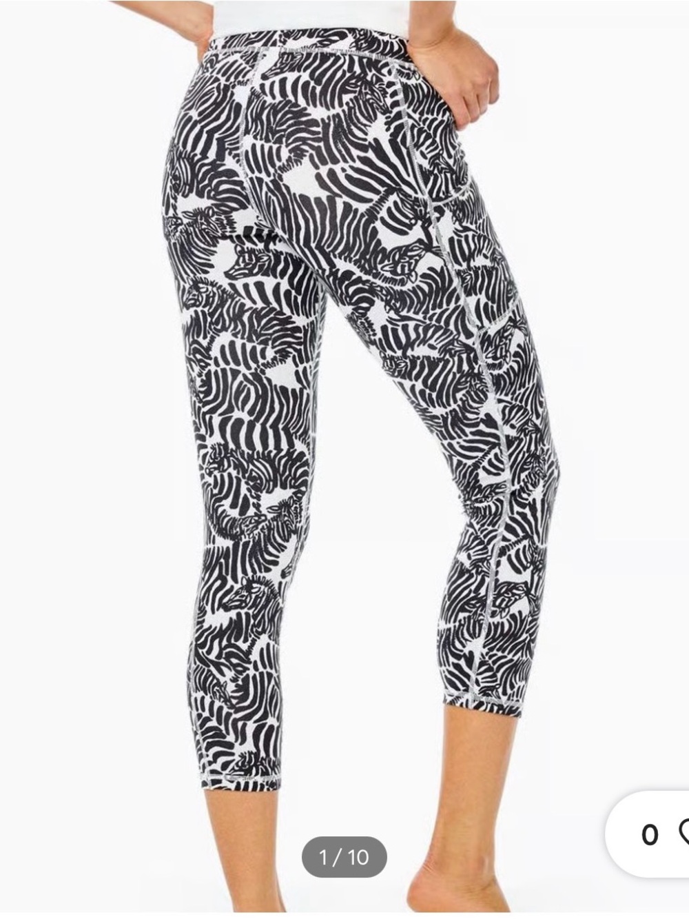 Lilly Pulitzer Weekender High Rise Midi - Size M- Onyx Running Wild